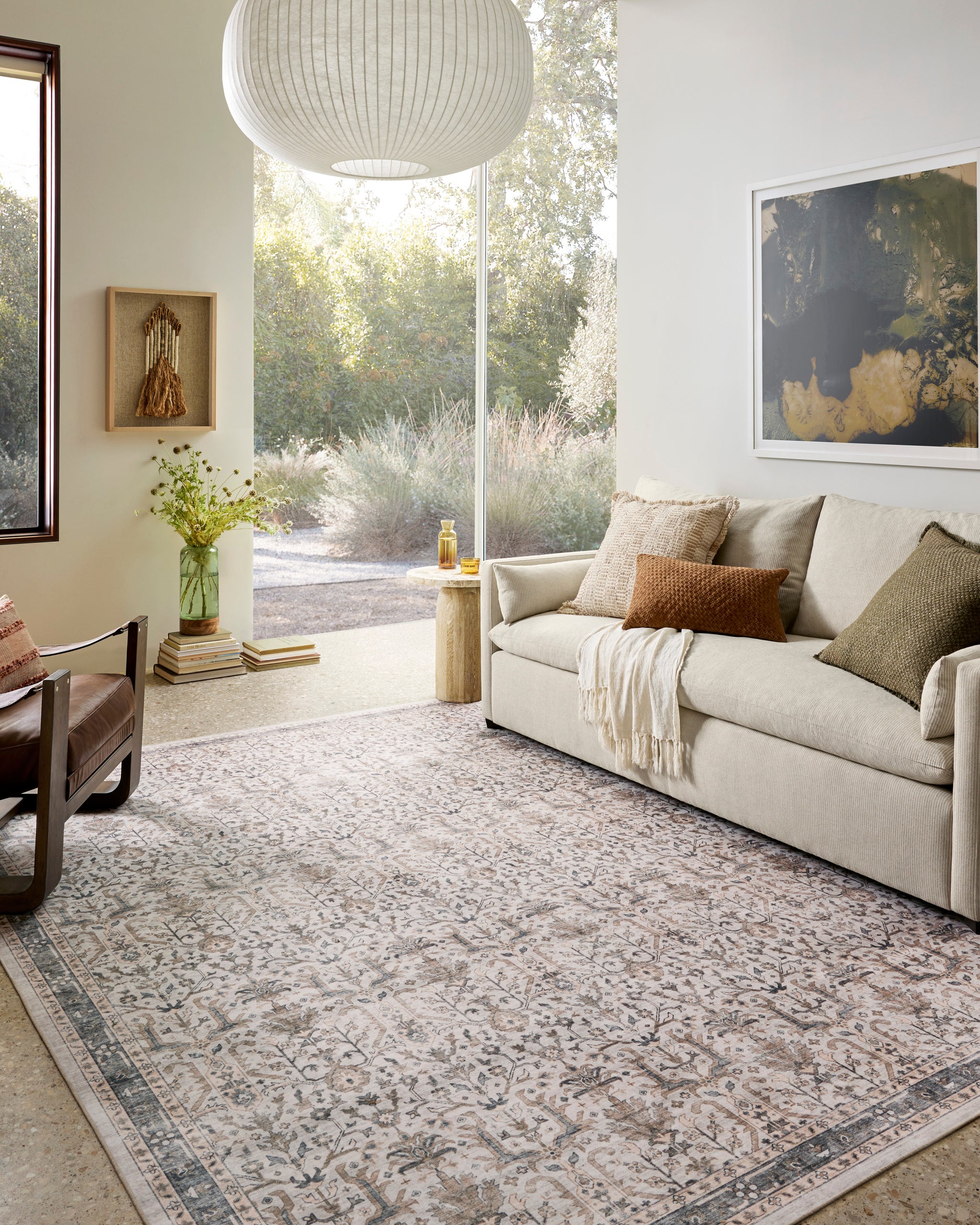 Annalise Washable Rug in Ivory / Stone – Loom & Stone