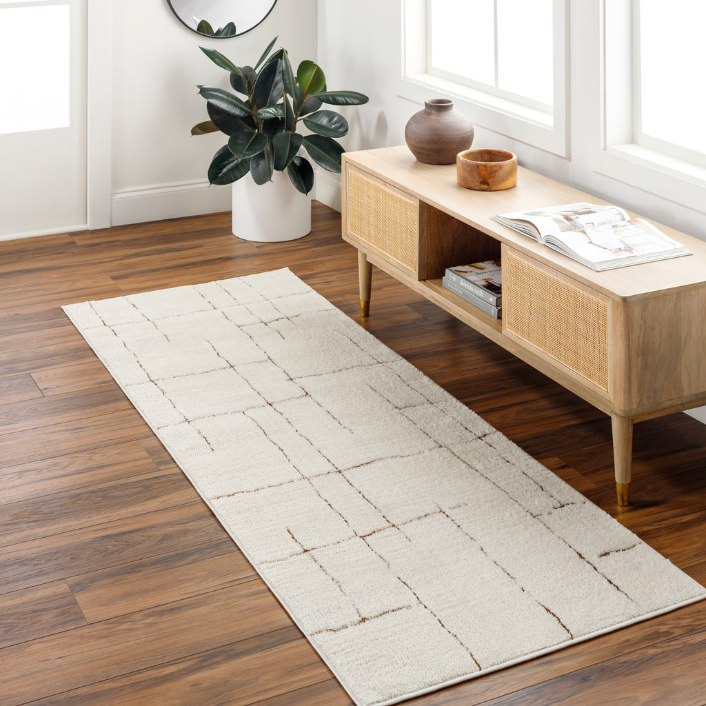 Adler Rug in Linear (Walnut) – Loom & Stone