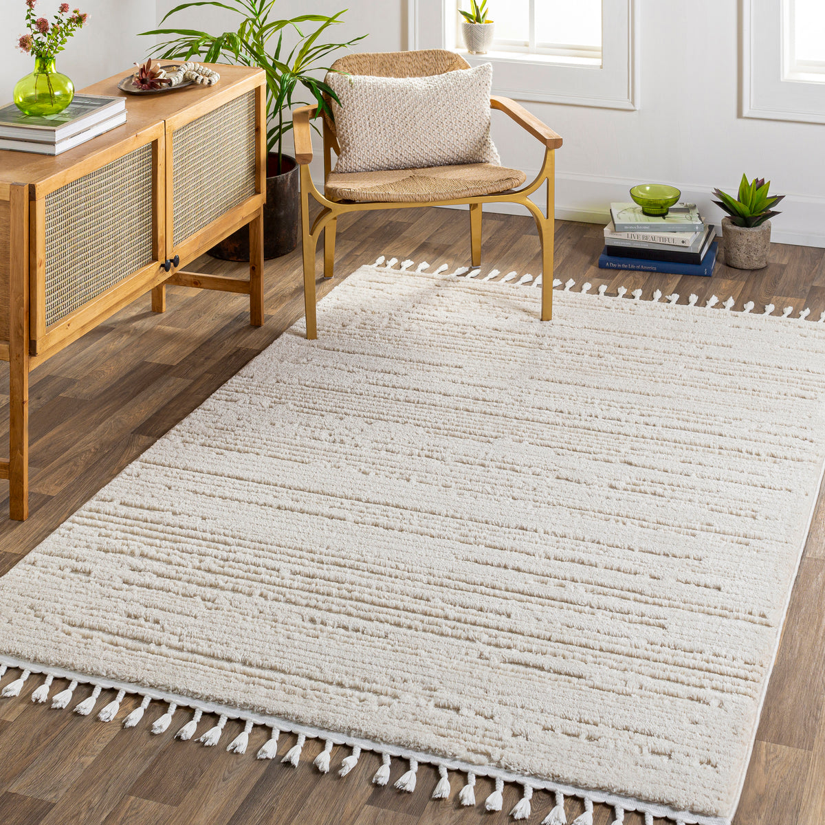Naomi Rug in Ivory – Loom & Stone